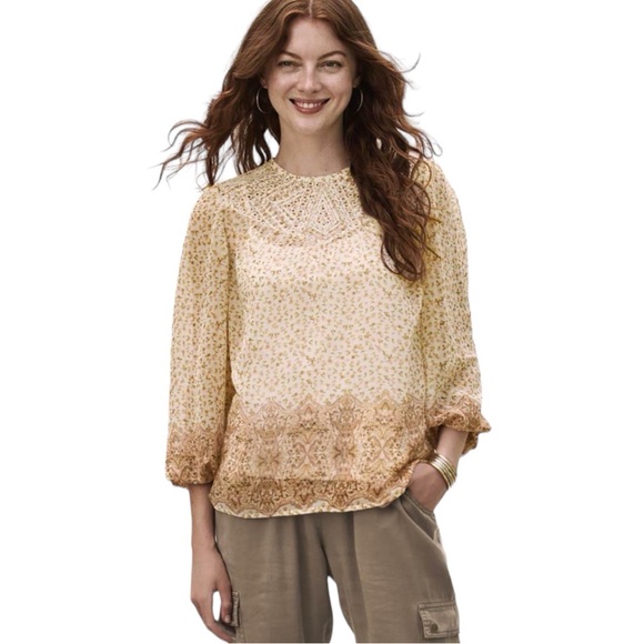 Matilda Jane Good Hart Bonneau Floral Print Blouse - Picture 1 of 9